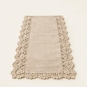 Lace Edge Table Runner — illustrative design reference