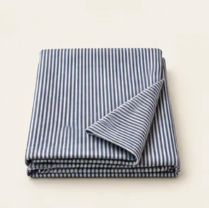 Blue Pinstripe Tablecloth — illustrative design reference