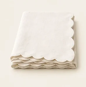 Scallop Edge Tablecloth — illustrative design reference