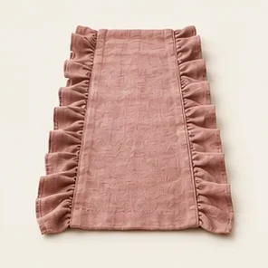 Rose Ruffle Table Runner — illustrative design reference