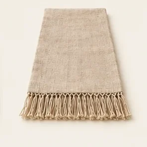 Linen Fringe Table Runner — illustrative design reference