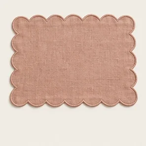 Rose Scallop Placemat — illustrative design reference