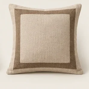 Sand Border Cushion Cover — illustrative design reference