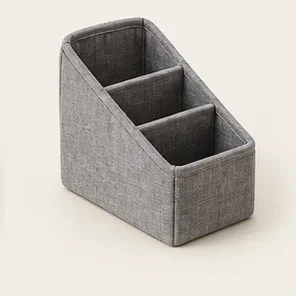 Grey Remote Caddy — illustrative design reference