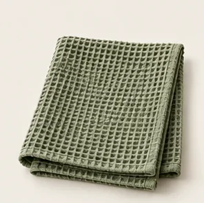 Sage Waffle Kitchen Towel — illustrative design reference
