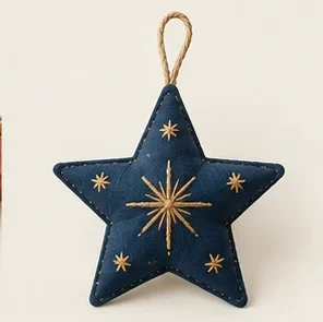Navy Star Ornament — illustrative design reference