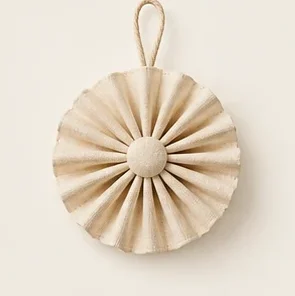 Ivory Fabric Rosette — illustrative design reference Ivory Fabric Rosette — illustrative design reference